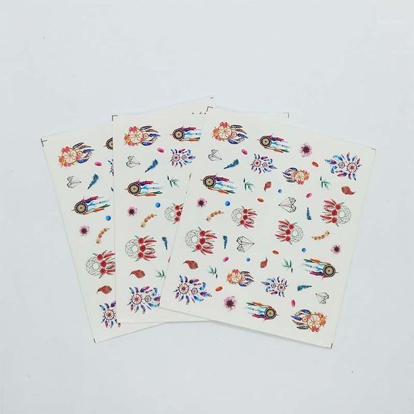 embossed nail sticker flower adhesive diy manicure slider art tips decorations decals b661, Black 
embossed nail sticker flower adhesive diy manicure slider art tips decorations decals b661, Black