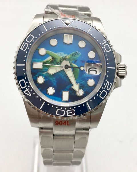 wristwatches 40mm nh35 automatic watch japanese movement c3 luminous dial sapphire mirror mechanical men's steel band, Slivery;brown
wristwatches 40mm nh35 automatic watch japanese movement c3 luminous dial sapphire mirror mechanical men's steel band, Slivery;brown
