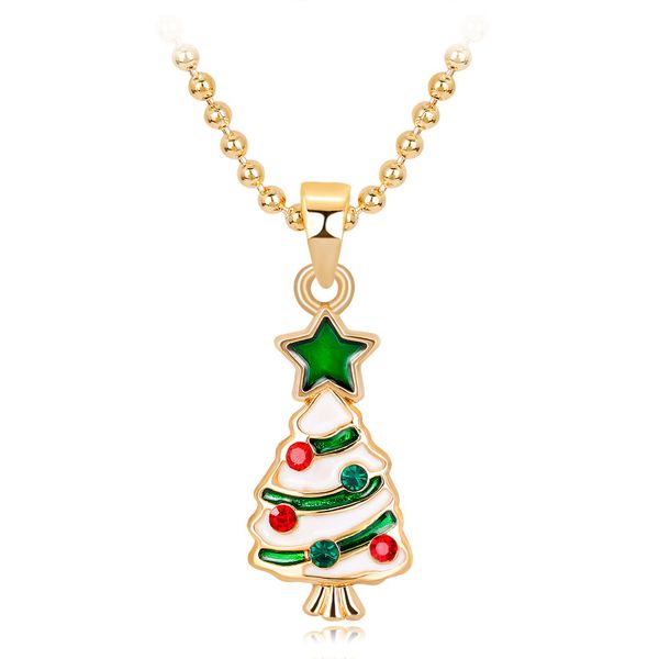 factory new fashion alloy painting oil inlaid diamond christmas tree necklace women's popular jewelry christmas
factory new fashion alloy painting oil inlaid diamond christmas tree necklace women's popular jewelry christmas