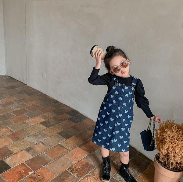 girl's dresses 2021 style girls denim printed dress fashion autumn cotton 2-7 years xy15, Red;yellow
girl's dresses 2021 style girls denim printed dress fashion autumn cotton 2-7 years xy15, Red;yellow