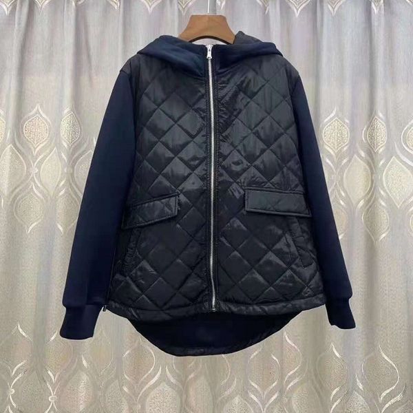 hooded sweatshirts 2021 autumn winter casual outwear women cotton padded pocket patchwork long sleeve loose coats blue green, Black
hooded sweatshirts 2021 autumn winter casual outwear women cotton padded pocket patchwork long sleeve loose coats blue green, Black