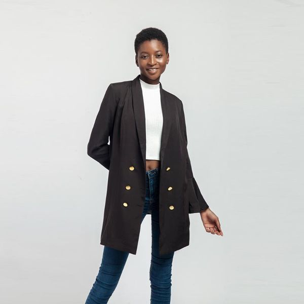 women's suits & blazers fashion 2021 office lady blazer jacket double breasted flare sleeve buttons femme black long outwear solid, White;black
women's suits & blazers fashion 2021 office lady blazer jacket double breasted flare sleeve buttons femme black long outwear solid, White;black