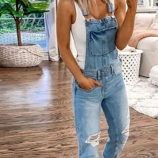 nwe vintage overalls casual ripped women jean hole full length regular cotton boyfriend denim pants plus size xxxl 4xl 5xl, Blue
nwe vintage overalls casual ripped women jean hole full length regular cotton boyfriend denim pants plus size xxxl 4xl 5xl, Blue