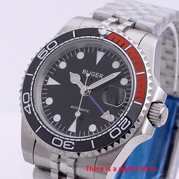 wristwatches bliger 40mm automatic mechanical mens watch business sapphire crystal vintage gmt clock luminous waterproof calendar wristwatch, Slivery;brown
wristwatches bliger 40mm automatic mechanical mens watch business sapphire crystal vintage gmt clock luminous waterproof calendar wristwatch, Slivery;brown