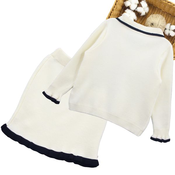 children sweater clothes sweater + skirt clothes for girls knitted clothes for teenage girls spring autumn childrens clothing, White
children sweater clothes sweater + skirt clothes for girls knitted clothes for teenage girls spring autumn childrens clothing, White