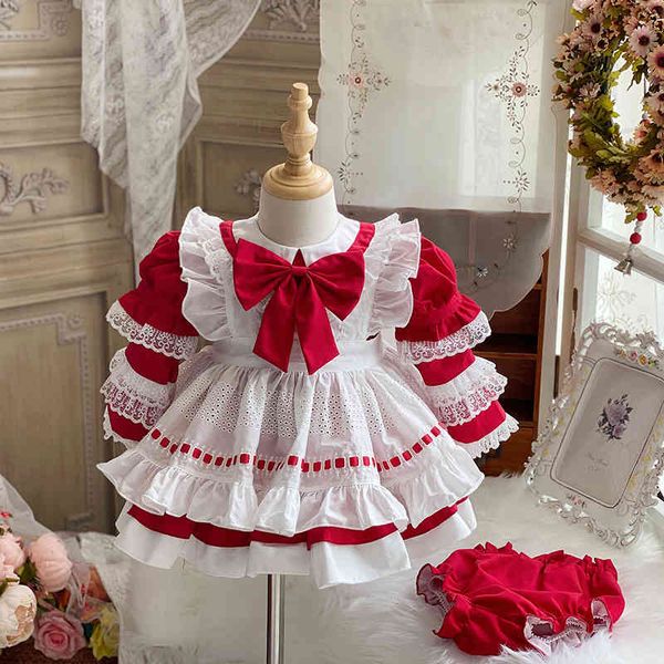 girls' dresses spanish baby children vintage royal ball gowns girls lolita es infant boutique clothes kids red birthday vestido, Red;yellow
girls' dresses spanish baby children vintage royal ball gowns girls lolita es infant boutique clothes kids red birthday vestido, Red;yellow