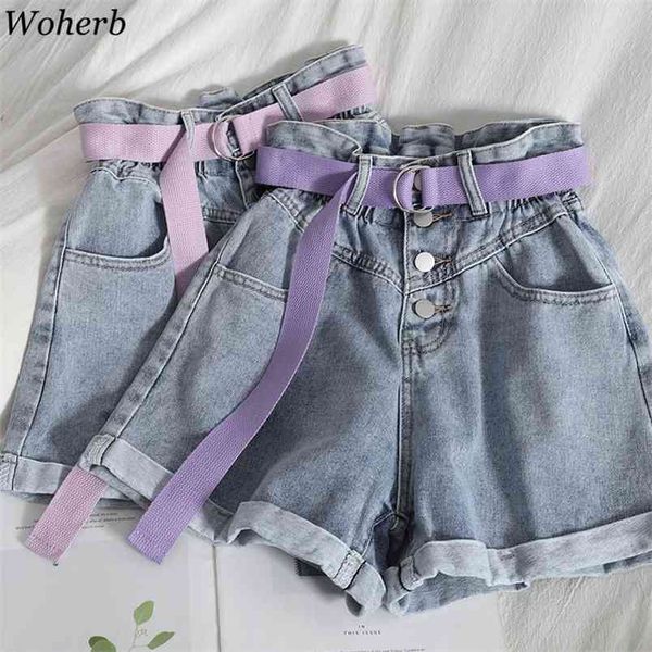 all match sashes casual women denim shorts crimping high waist slim summer jeans feminino chic ladies bottom 210519, White;black
all match sashes casual women denim shorts crimping high waist slim summer jeans feminino chic ladies bottom 210519, White;black