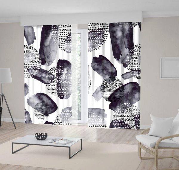 curtain & drapes brush strokes and dots abstract modern watercolor artwork black white
curtain & drapes brush strokes and dots abstract modern watercolor artwork black white