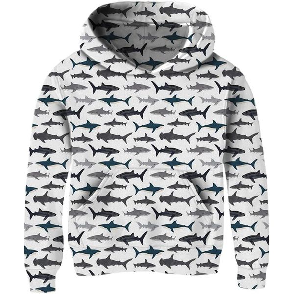 Grey shark pattern comfortable boy and girl novelty hoodie 3D printing pullover hooded sweatshirt with pocket 100-160, Black
Grey shark pattern comfortable boy and girl novelty hoodie 3D printing pullover hooded sweatshirt with pocket 100-160, Black