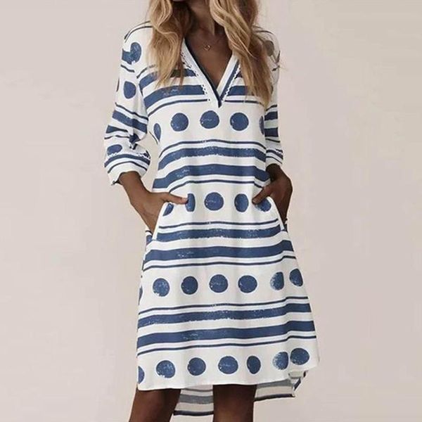 casual dresses women's dress fashion v-neck long sleeve dot print 2021 summer female trend robe femme vestidos de mujer, Black;gray
casual dresses women's dress fashion v-neck long sleeve dot print 2021 summer female trend robe femme vestidos de mujer, Black;gray