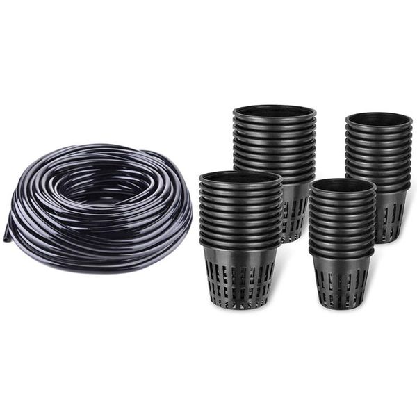 watering equipments 1 set 2 inch 3 mesh cups, grooved heavy pots & roll tubing hose pipe drip system
watering equipments 1 set 2 inch 3 mesh cups, grooved heavy pots & roll tubing hose pipe drip system