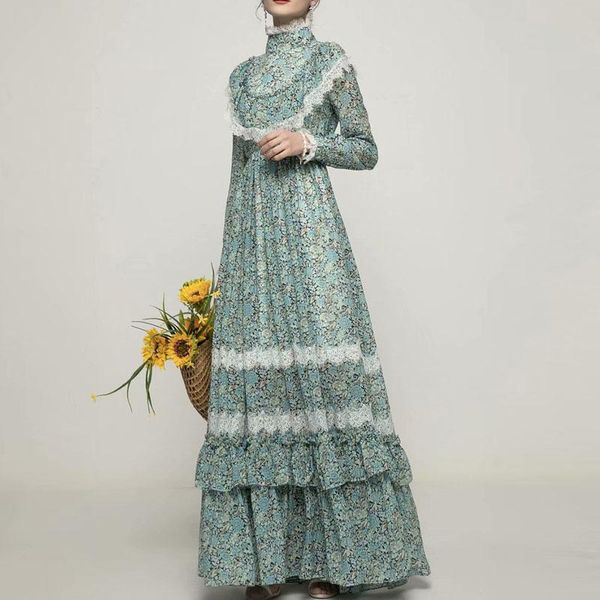 casual dresses 2021 spring runway bohemian print flowers lace long sleeves slim temperament mopping dress women's clothing, Black;gray
casual dresses 2021 spring runway bohemian print flowers lace long sleeves slim temperament mopping dress women's clothing, Black;gray