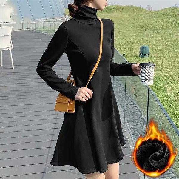 casual dresses fashion women winter warm knitted velvet dress turtleneck plush thicken long sleeve party plus size -7xl vinatge, Black;gray
casual dresses fashion women winter warm knitted velvet dress turtleneck plush thicken long sleeve party plus size -7xl vinatge, Black;gray