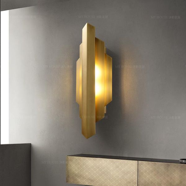wall lamp postmodern copper light luxury living room background bedroom bedside stair aisle
wall lamp postmodern copper light luxury living room background bedroom bedside stair aisle