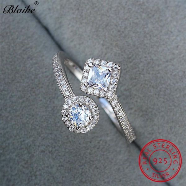 cluster rings real s925 sterling silver for women round square crystal white sapphire stone promise engagement ring wedding bands female, Golden;silver
cluster rings real s925 sterling silver for women round square crystal white sapphire stone promise engagement ring wedding bands female, Golden;silver