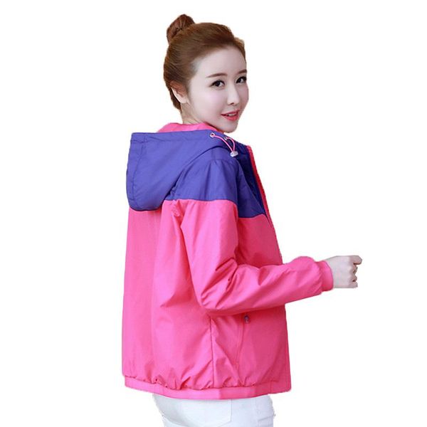 women's jackets 2021 hooded spring autumn coat women jacket short fashion hit color windproof keep warm windbreaker sportswear k213, Black;brown
women's jackets 2021 hooded spring autumn coat women jacket short fashion hit color windproof keep warm windbreaker sportswear k213, Black;brown