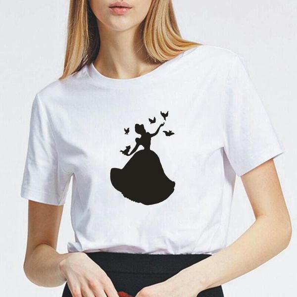 women's t-shirt harajuku t shirt women funny bird princess print tshirt cotton hipster tee femme casual summer camiseta mujer, White
women's t-shirt harajuku t shirt women funny bird princess print tshirt cotton hipster tee femme casual summer camiseta mujer, White