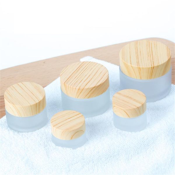 storage bottles & jars 6/12 pcs5ml 10ml 15ml 30ml 50ml wood grain cap high-grade cream jar face cream/lotion/cosmeitic matte glass
storage bottles & jars 6/12 pcs5ml 10ml 15ml 30ml 50ml wood grain cap high-grade cream jar face cream/lotion/cosmeitic matte glass