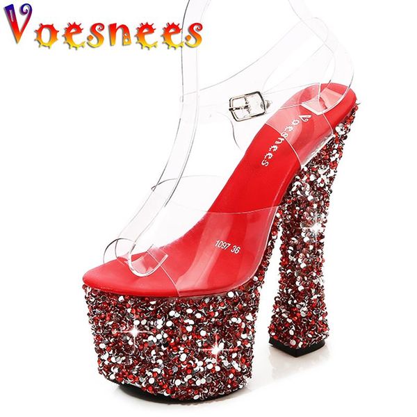 sandals summer strap bling super high heels open toe pointed nightclub women shoes chunky bridal, Black
sandals summer strap bling super high heels open toe pointed nightclub women shoes chunky bridal, Black