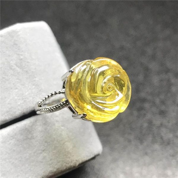 cluster rings 14mm natural yellow amber flower carved ring for woman lady man gift beads gemstone silver fashion jewelry adjustable, Golden;silver
cluster rings 14mm natural yellow amber flower carved ring for woman lady man gift beads gemstone silver fashion jewelry adjustable, Golden;silver