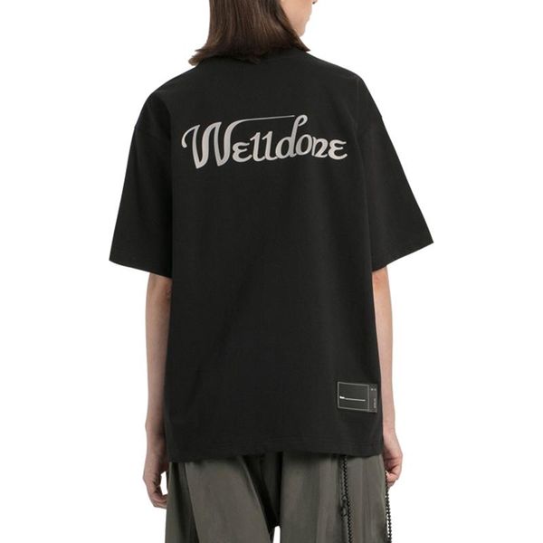 men's t-shirts black white we11done t-shirt men women couples casual cotton round neck half-sleeved short-sleeved, White;black
men's t-shirts black white we11done t-shirt men women couples casual cotton round neck half-sleeved short-sleeved, White;black