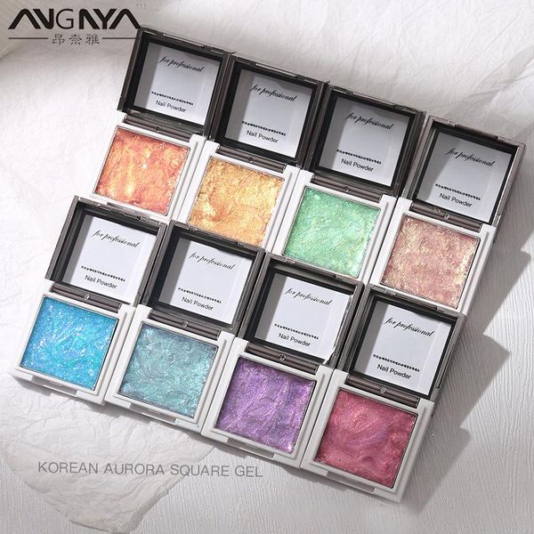 nail glitter angnya 23 bright colors aurora square gel for art flakes carving tip extension french decorations, Silver;gold
nail glitter angnya 23 bright colors aurora square gel for art flakes carving tip extension french decorations, Silver;gold