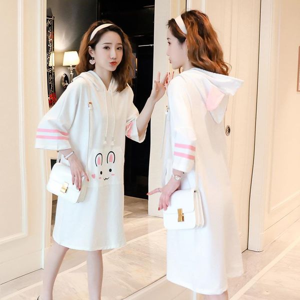 maternity bottoms clothes spring clothing 2021 style loose-fit hoodie and autumn pregnant women summer wear dress-style, White
maternity bottoms clothes spring clothing 2021 style loose-fit hoodie and autumn pregnant women summer wear dress-style, White