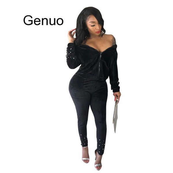 women's tracksuits velvet tracksuit 2 piece set women pant + hooded zipper jacket sweatshirt sweatpants suit casual matching female, Gray
women's tracksuits velvet tracksuit 2 piece set women pant + hooded zipper jacket sweatshirt sweatpants suit casual matching female, Gray