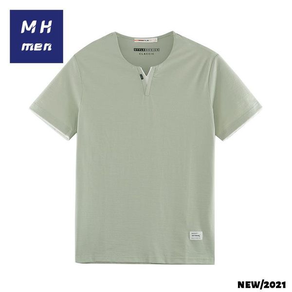 men's 2021 summer trend solid color t-shirt simple v-neck fashion casual short sleeve t-shirts, White;black
men's 2021 summer trend solid color t-shirt simple v-neck fashion casual short sleeve t-shirts, White;black