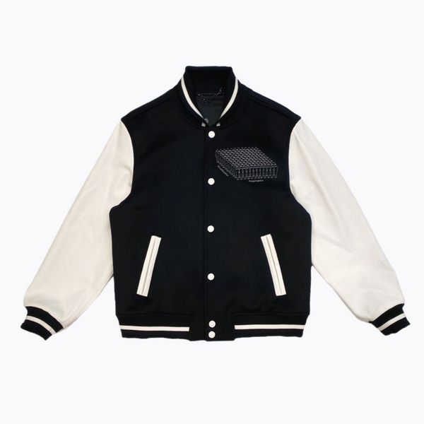 2021 people together wool varsity jacket men women embroidered leather sleeves stitching baseball uniform clothes vitton clock, Black;brown
2021 people together wool varsity jacket men women embroidered leather sleeves stitching baseball uniform clothes vitton clock, Black;brown