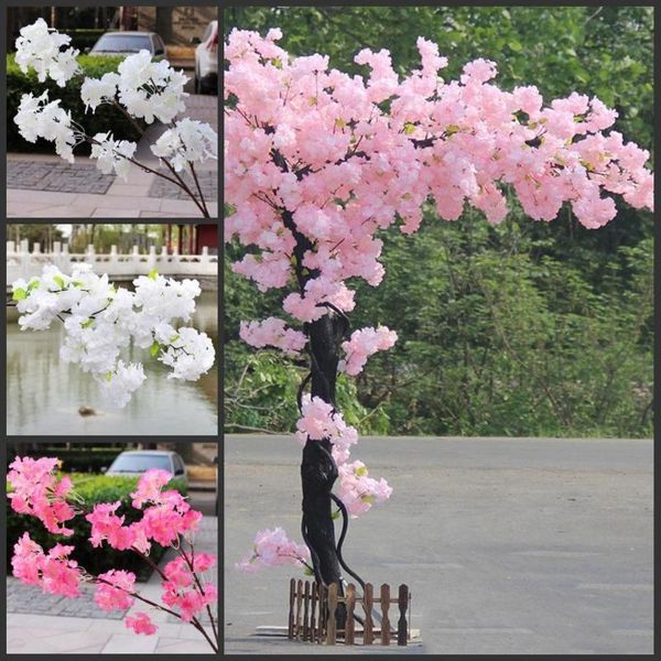 artificial silk cherry blossom simulation flower sakura tree branch garden living room wedding home decoration decorative flowers & wreaths
artificial silk cherry blossom simulation flower sakura tree branch garden living room wedding home decoration decorative flowers & wreaths