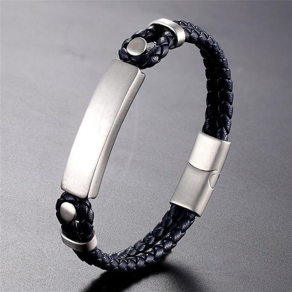 colors men women jewelry braided leather bracelet female s.steel magnetic clasp wristband male pulseira link, chain, Black
colors men women jewelry braided leather bracelet female s.steel magnetic clasp wristband male pulseira link, chain, Black