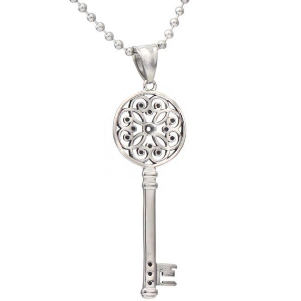 pendant necklaces 2021 fashion trend titanium steel key necklace female crystal from swarovskis fit women as sweater chain, Silver
pendant necklaces 2021 fashion trend titanium steel key necklace female crystal from swarovskis fit women as sweater chain, Silver