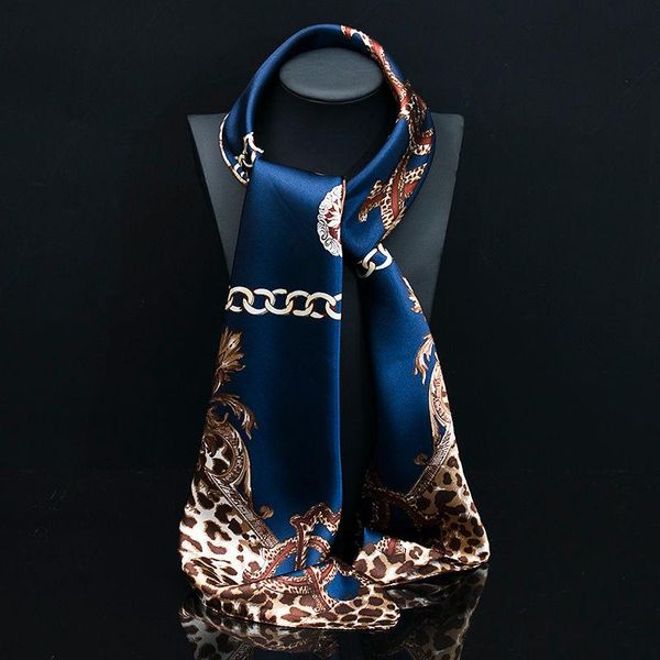 scarves gift satin silky scarf big square kerchief shawl female printed silk 90 cm, Blue;gray
scarves gift satin silky scarf big square kerchief shawl female printed silk 90 cm, Blue;gray