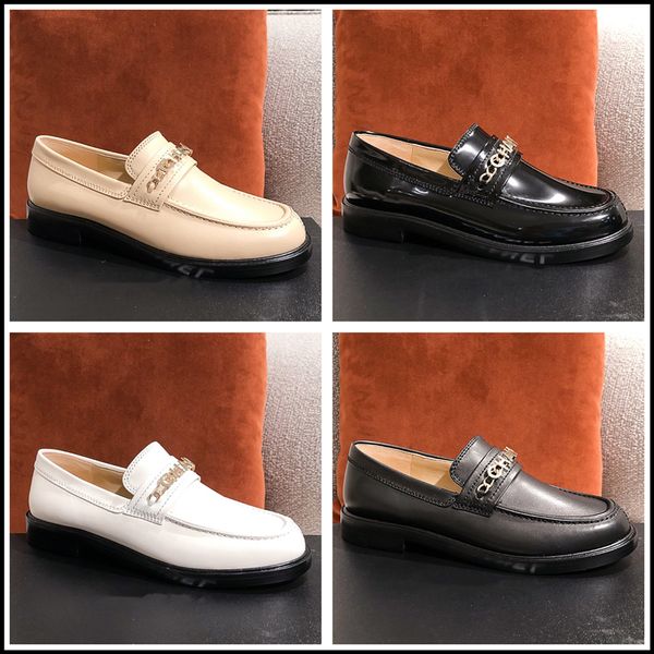 2021 selling high-end women shoes fashion popular metal chain decoration wide flat delicate shoes leaether lady dress slip-on, Black
2021 selling high-end women shoes fashion popular metal chain decoration wide flat delicate shoes leaether lady dress slip-on, Black