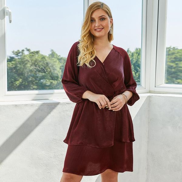 plus size dresses houzhou women dress 4xl elegant vintage short casual large three quarter spring autumn ruffle robe oversized, Black
plus size dresses houzhou women dress 4xl elegant vintage short casual large three quarter spring autumn ruffle robe oversized, Black