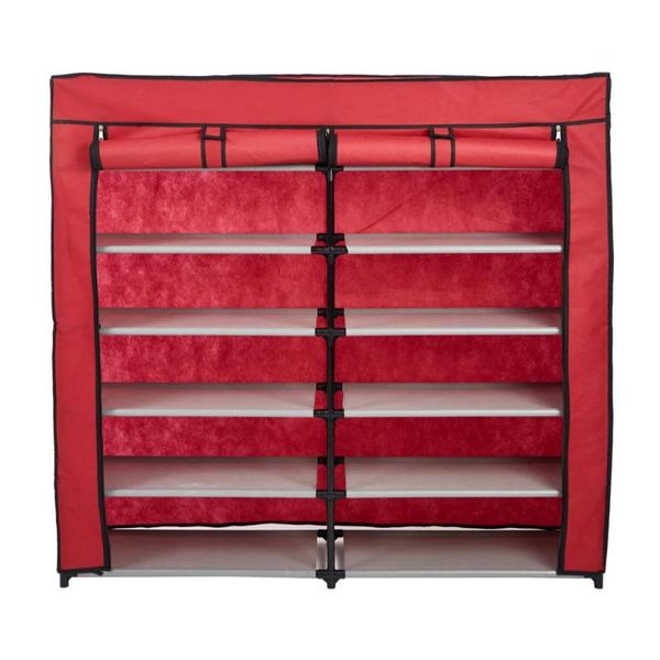 clothing & wardrobe storage 6-tier 36 pair shoe rack organzer with dustproof non-woven fabric cover
clothing & wardrobe storage 6-tier 36 pair shoe rack organzer with dustproof non-woven fabric cover