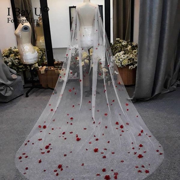 bridal veils sparkle drap cape veil for customized petals woman chapel 3d flowers wedding handmade accessaries, Black
bridal veils sparkle drap cape veil for customized petals woman chapel 3d flowers wedding handmade accessaries, Black