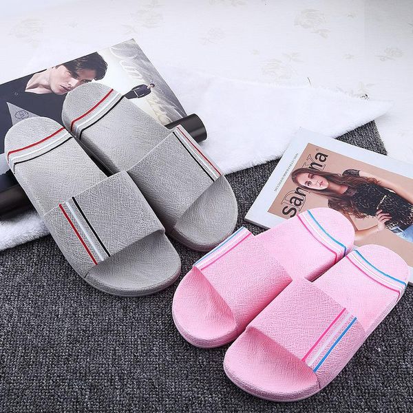 slippers home men and women couples pvc bathroom slip bath plastic shoes casual solid color, Black 
slippers home men and women couples pvc bathroom slip bath plastic shoes casual solid color, Black