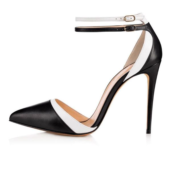 est mary jane shoes for women mixed colors pointed toe heels high pumps buckle decor sapato feminino woman luxury dress, Black
est mary jane shoes for women mixed colors pointed toe heels high pumps buckle decor sapato feminino woman luxury dress, Black