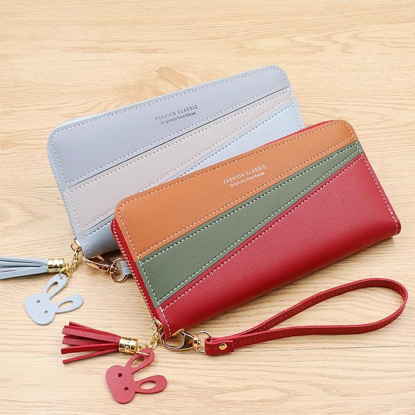 wallets woman's hand bag purse female long stitched zipper flow su large-capacity money clip mobile phone, Red;black
wallets woman's hand bag purse female long stitched zipper flow su large-capacity money clip mobile phone, Red;black