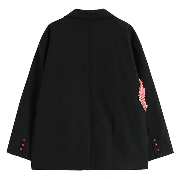 women's suits & blazers getspring blazer female matching color black ladies blazers vintage jacket oversized woman's 1zu2, White;black
women's suits & blazers getspring blazer female matching color black ladies blazers vintage jacket oversized woman's 1zu2, White;black