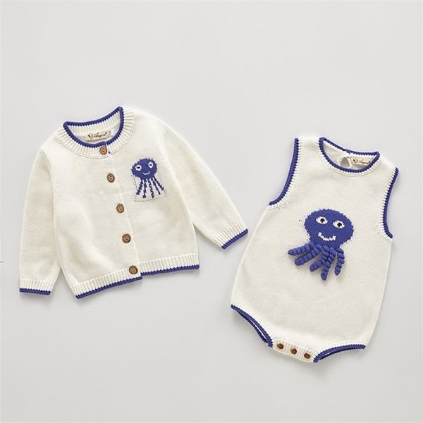 spring autumn infant baby girls knit long sleeve ocs coat + braces rompers clothing sets kids girl suit clothes 210521, White
spring autumn infant baby girls knit long sleeve ocs coat + braces rompers clothing sets kids girl suit clothes 210521, White
