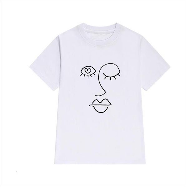 stick figure line printed women short sleeve tee harajuku summer, White
stick figure line printed women short sleeve tee harajuku summer, White