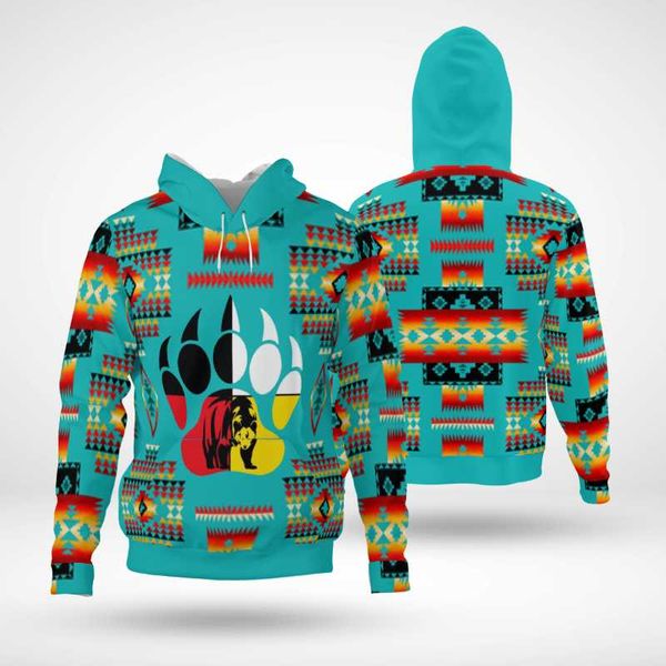 men's hoodies & sweatshirts native bear claw 3d graph hoodie men/women casual streetwear outfit autumn boys hiphop hoody clothes drop, Black
men's hoodies & sweatshirts native bear claw 3d graph hoodie men/women casual streetwear outfit autumn boys hiphop hoody clothes drop, Black