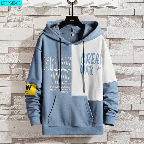 men's hoodies & sweatshirts 2021 fall trend color contrast hooded sweatshirt male personality handsome cotton bottoming shirt for men, Black
men's hoodies & sweatshirts 2021 fall trend color contrast hooded sweatshirt male personality handsome cotton bottoming shirt for men, Black