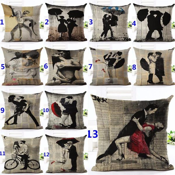 cushion/decorative pillow retro spaper background decorative throw case lovers printed cotton linen cushion cover for sofa bedding funda coj
cushion/decorative pillow retro spaper background decorative throw case lovers printed cotton linen cushion cover for sofa bedding funda coj