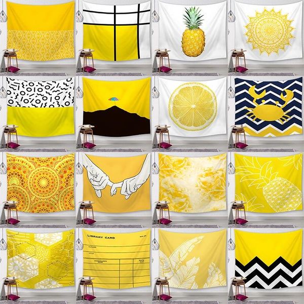tapestries yellow geometric pineapple pattern soft wall cloth tapestry polyester hanging carpet tablecloth blanket home decor 60033
tapestries yellow geometric pineapple pattern soft wall cloth tapestry polyester hanging carpet tablecloth blanket home decor 60033