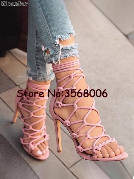 dress shoes pink black green suede gladiator lace up rope sandals cut-outs rome ankle booties italy style woman high heels
dress shoes pink black green suede gladiator lace up rope sandals cut-outs rome ankle booties italy style woman high heels