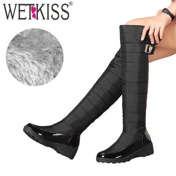 wetkiss plus size 35-44 down cotton winter snow boots women platform boot over the knee warm footwear fashion cleated lady shoes 210630, Black
wetkiss plus size 35-44 down cotton winter snow boots women platform boot over the knee warm footwear fashion cleated lady shoes 210630, Black